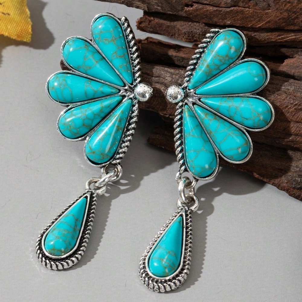 Turquoise Dangle Earrings